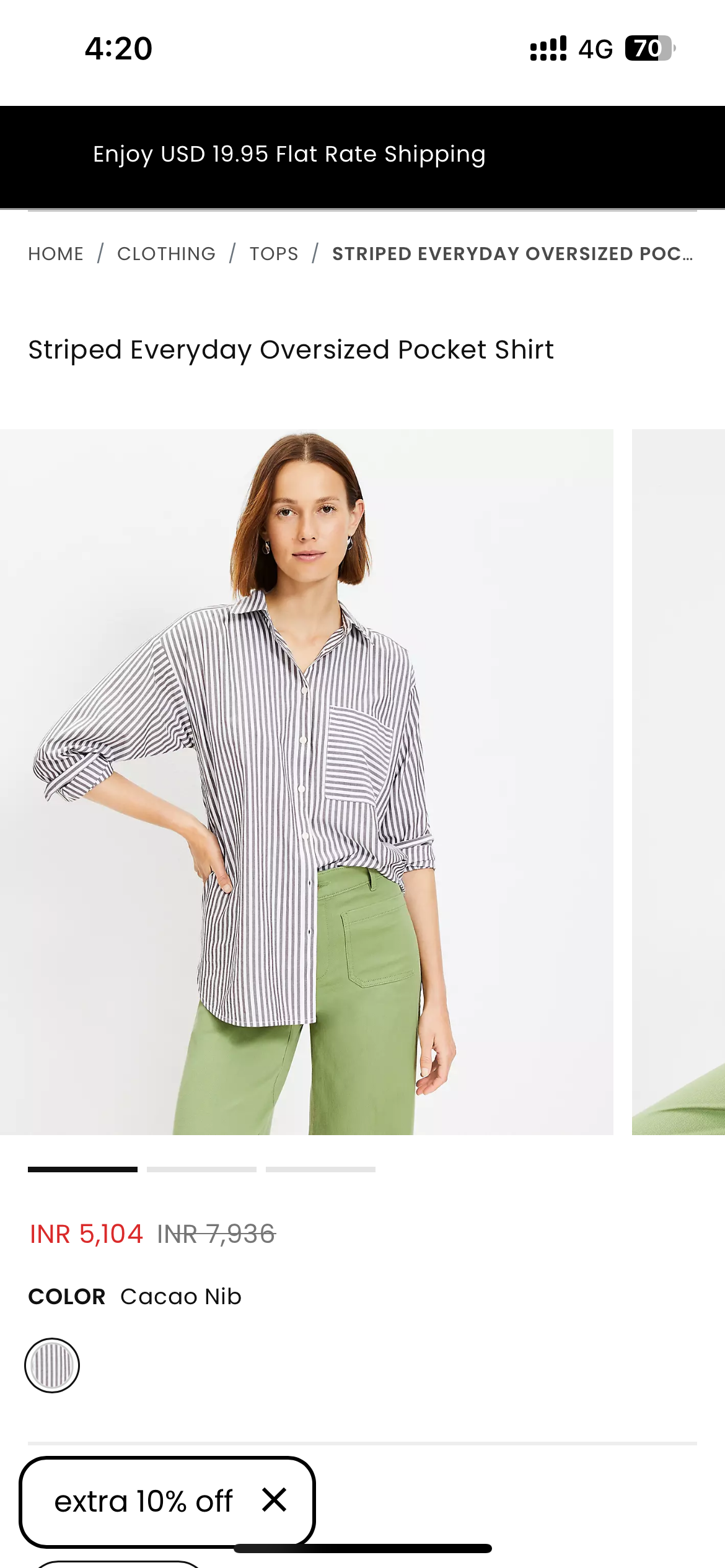 Oversized shirt