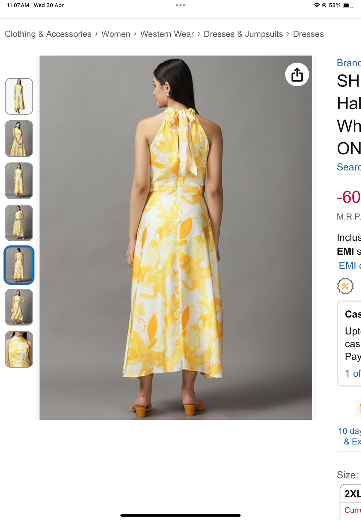 Halter neck Dress