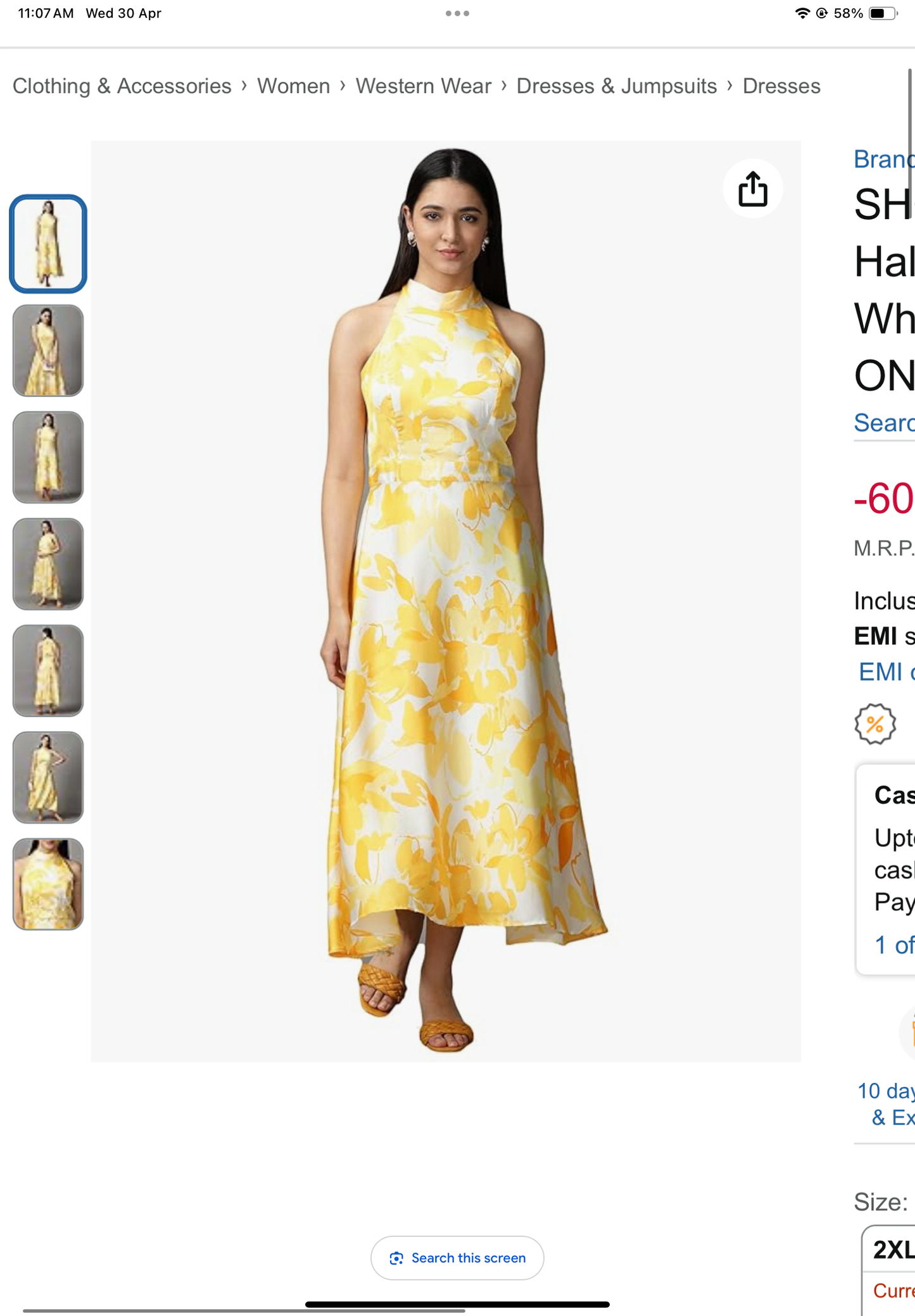 Halter neck Dress
