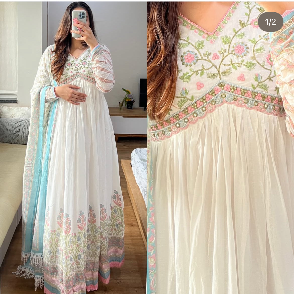 2 piece anarkali set