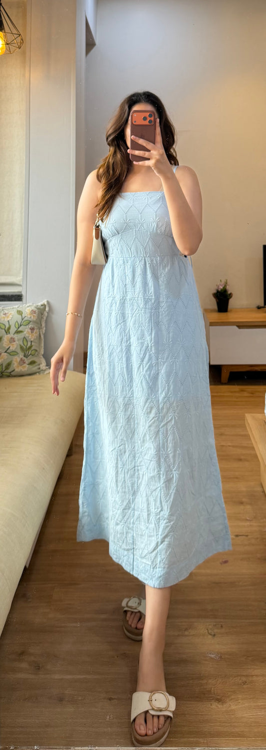 Schiffli Dress