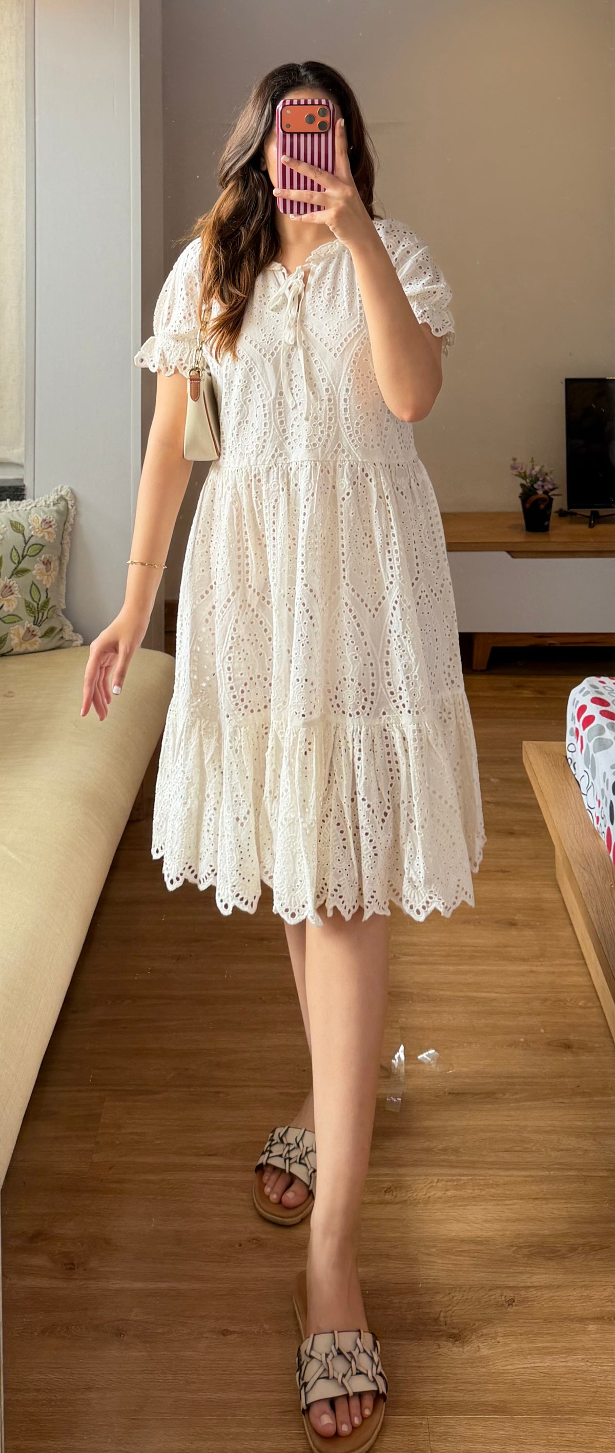 Schiffli Dress