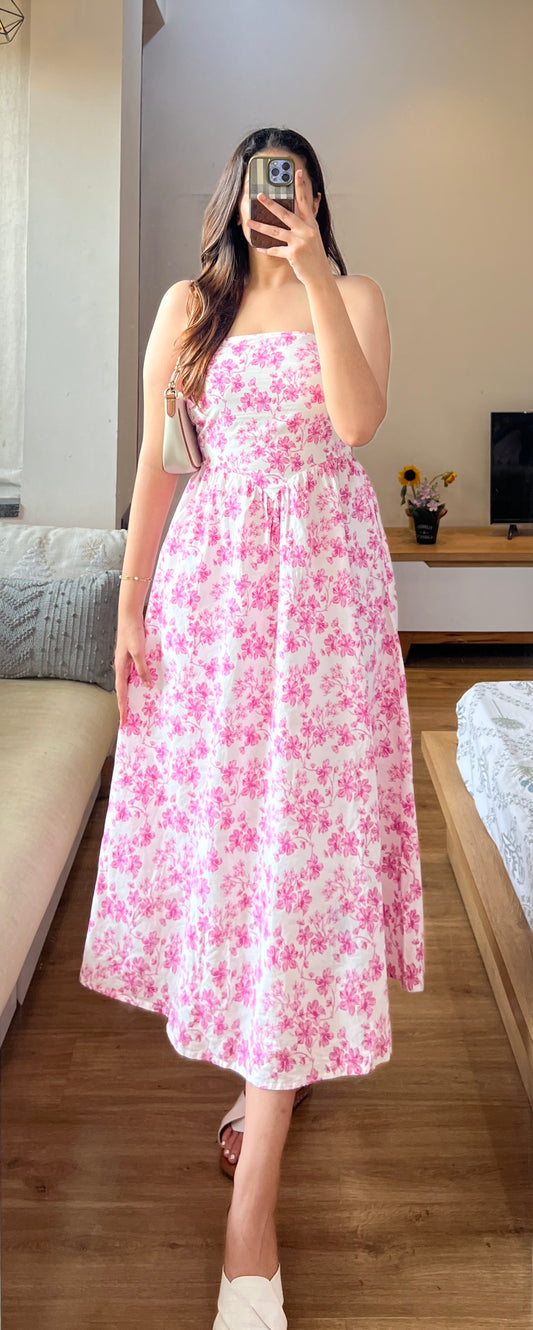 Strapless dress