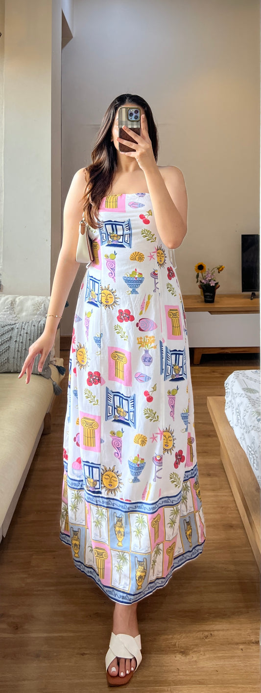 Strapless dress