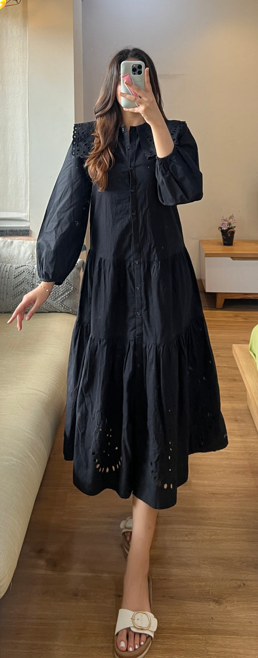 Schiffli Dress