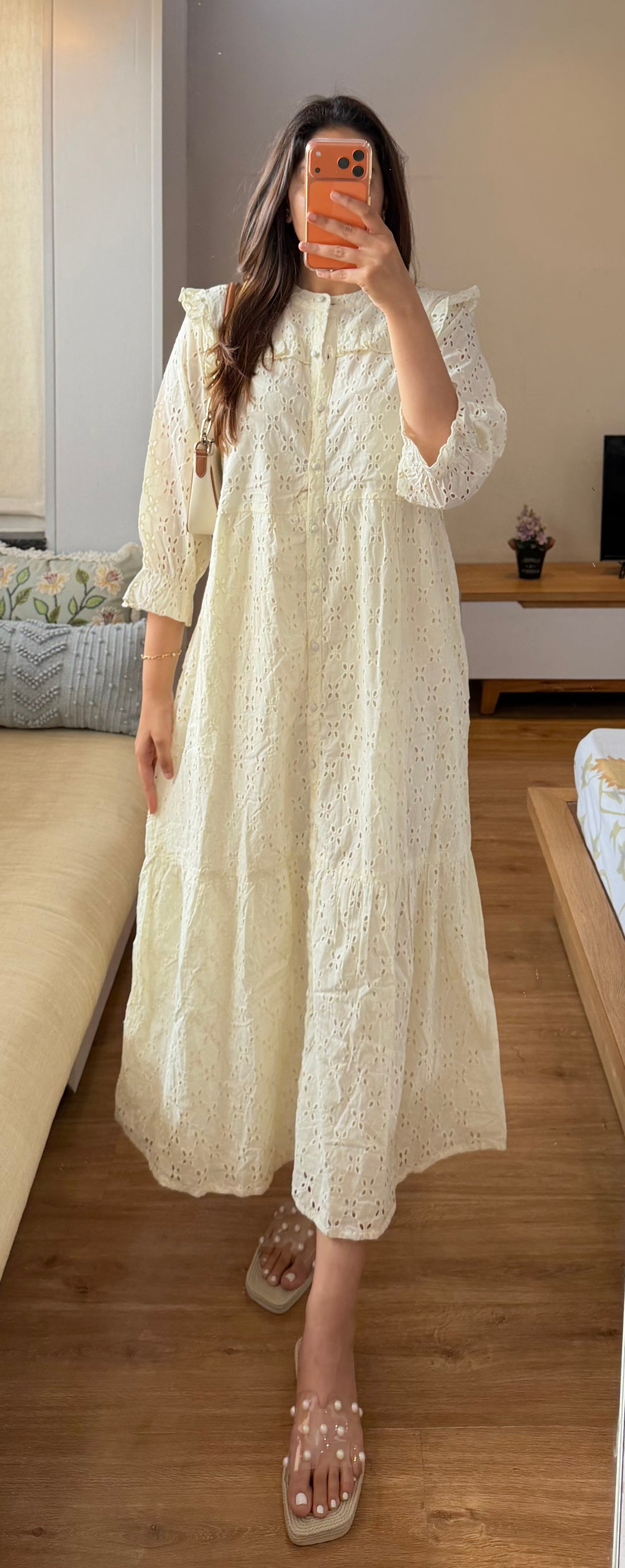 Schiffli Dress