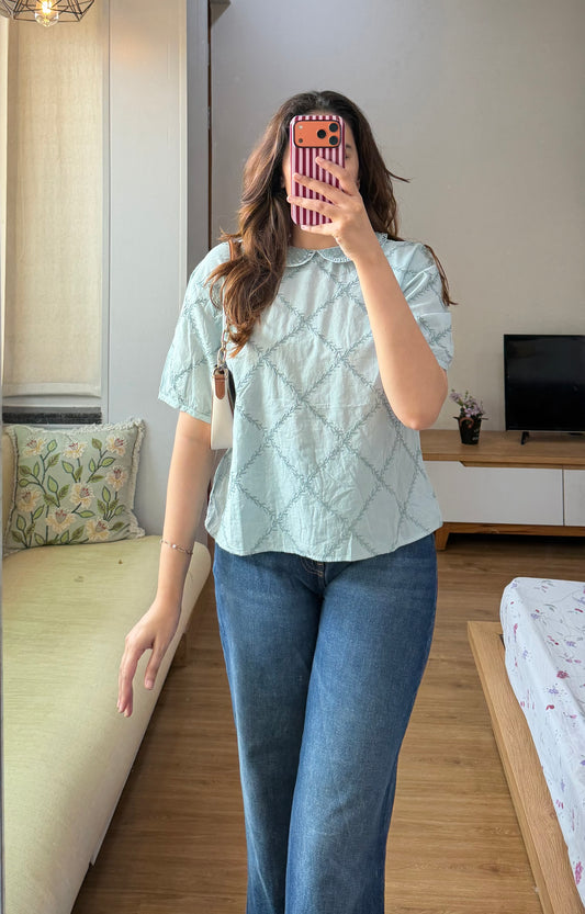 Embroidered Top