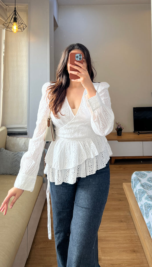 Eyelet Top