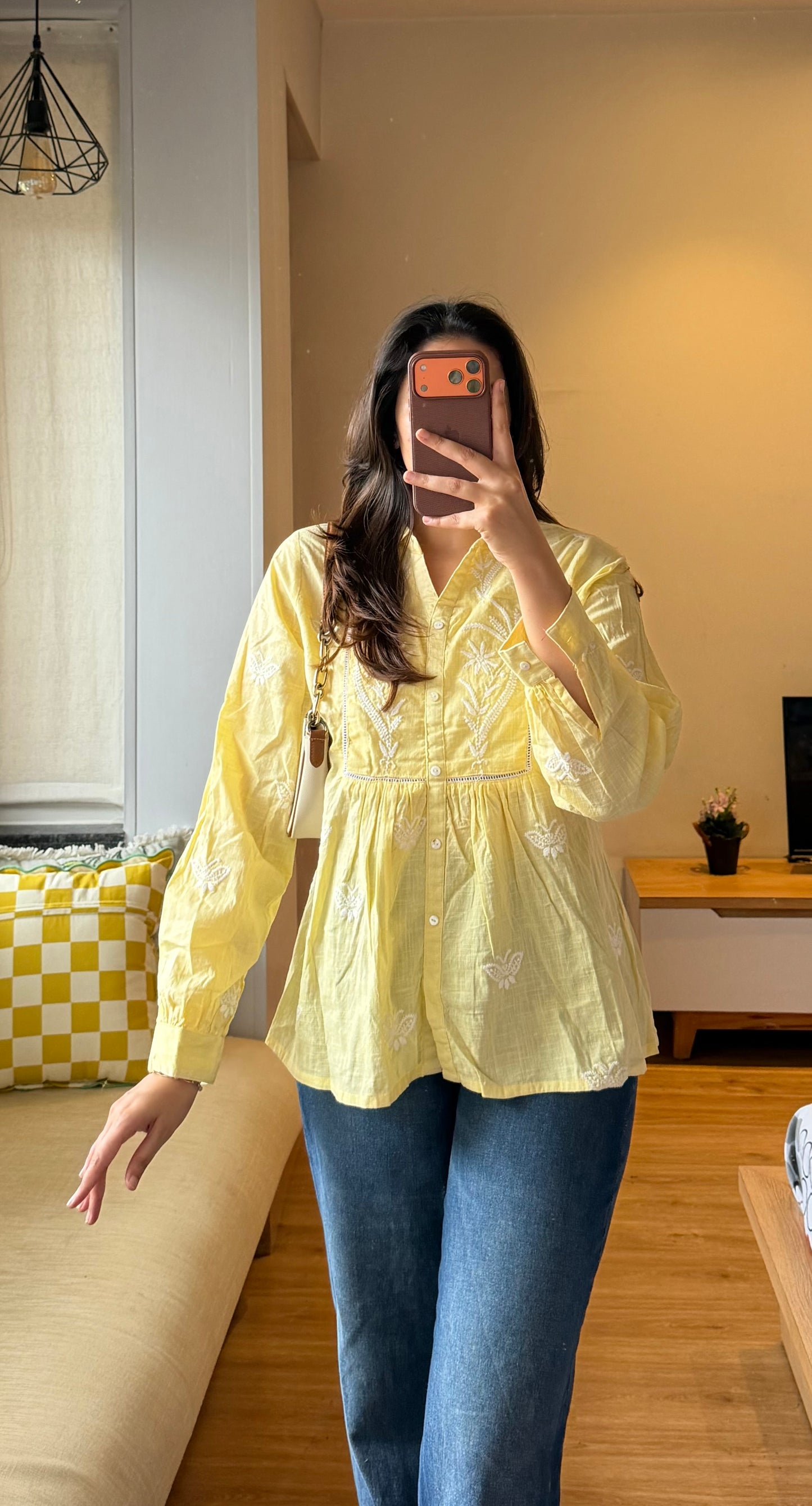 Embroidered top