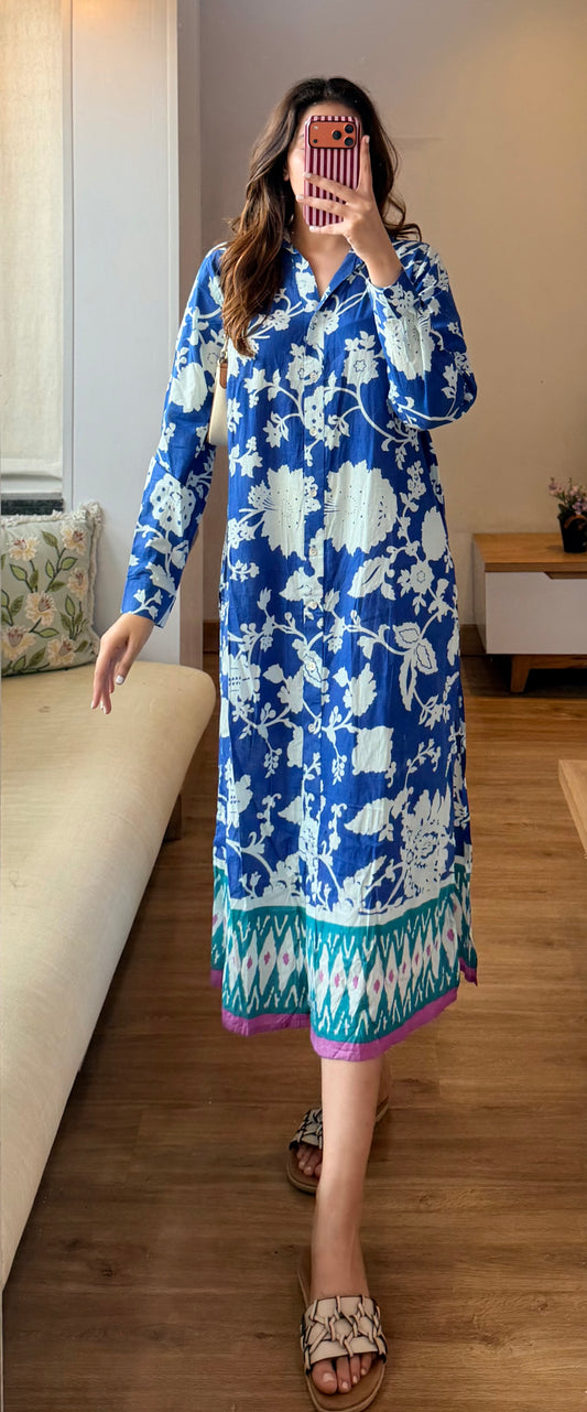 Dress with slit