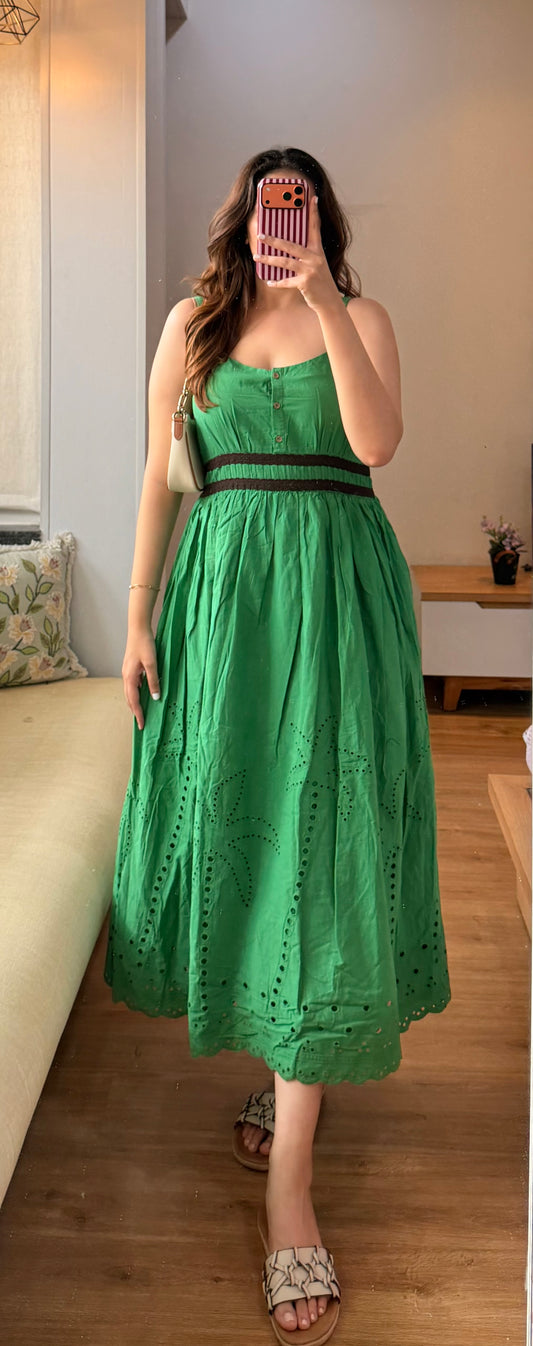 Schiffli Dress